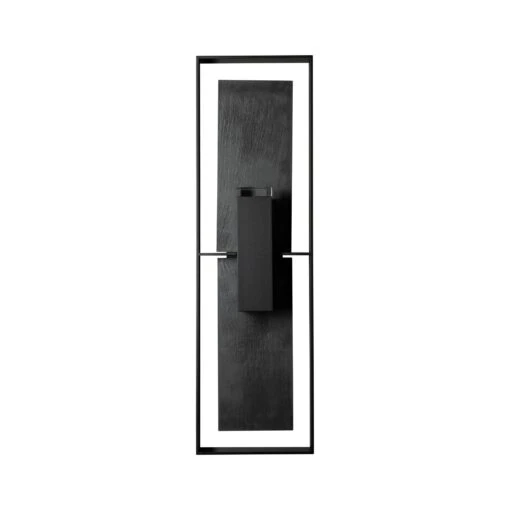 Shadow Box Tall W/Slate Dark Sky Friendly Outdoor Sconce - Image 2
