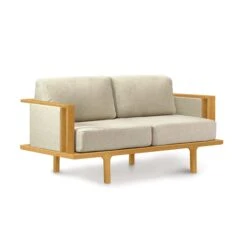 Sierra Upholstered Loveseat With Upholstered Panels