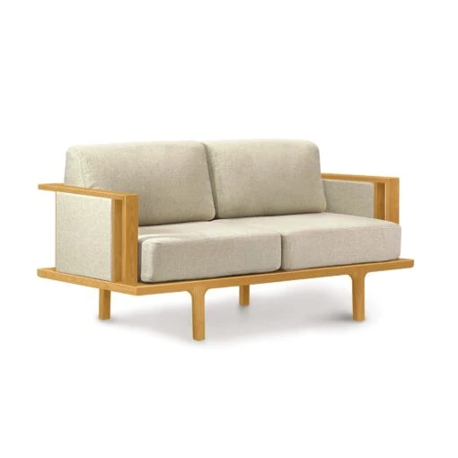 Sierra Upholstered Loveseat With Upholstered Panels