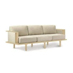 Sierra Upholstered Sofa With Upholstered Panels -HomeNest Store Sierra Oak Upholstered Sofa with Upholstered Panels ad7aee29 dfcb 4060 8813 dec5da4b87fd