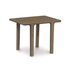 Sierra Rectangular End Table -HomeNest Store Sierra Rectangular End Table Taupe Oak