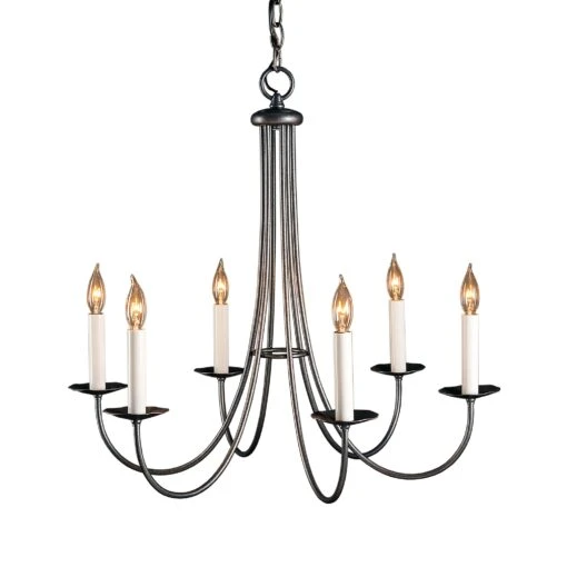 Simple Sweep 6-Arm Chandelier