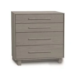 Sloane 4-Drawer Chest -HomeNest Store Sloane Oak 4 Drawer Chest Weathered Oak