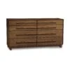 Sloane 8-Drawer Dresser -HomeNest Store Sloane Walnut 8 Drawer Dresser