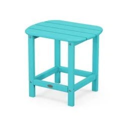 POLYWOOD South Beach Adirondack 18" Side Table -HomeNest Store South Beach Adirondack 18 Inch Side Table SBT18AR Aruba