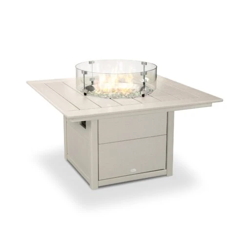 POLYWOOD Square 42" Fire Pit Table - Image 8