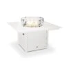 Square 42" Fire Pit Table - White - Floor Model -HomeNest Store Square 42 Inch Fire Pit Table White Stock
