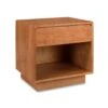 Sutton 1-Drawer Enclosed Shelf Nightstand -HomeNest Store Sutton 1 Drawer Nightstand