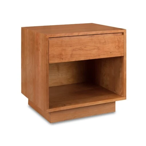 Sutton 1-Drawer Enclosed Shelf Nightstand