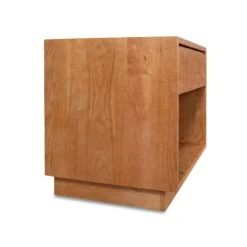 Sutton 1-Drawer Enclosed Shelf Nightstand -HomeNest Store Sutton 1 Drawer Nightstand 2