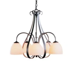Sweeping Taper 5-Arm Chandelier