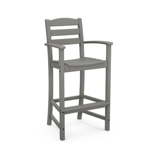 POLYWOOD La Casa Cafe Outdoor Bar Arm Chair - Image 3