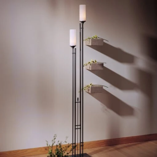 Tall Metra Twin Floor Lamp - Image 2