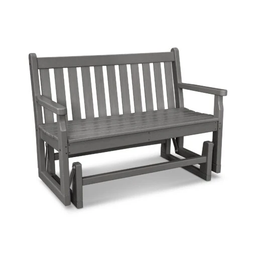 POLYWOOD Traditional Garden 48" Glider Bench - Image 3