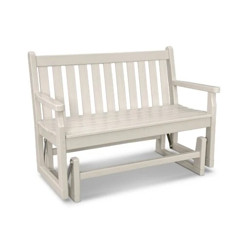 POLYWOOD Traditional Garden 48" Glider Bench - Image 7