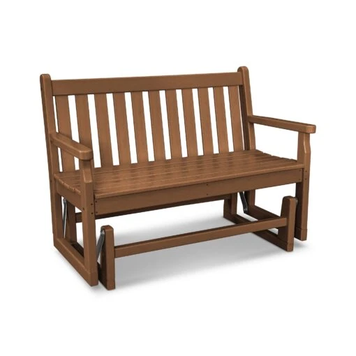 POLYWOOD Traditional Garden 48" Glider Bench - Image 5
