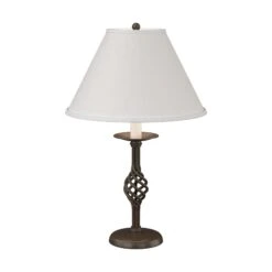 Twist Basket Table Lamp -HomeNest Store Twist Basket Table Lamp Bronze