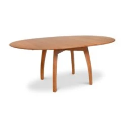 Vermont Modern Round PedestalExtension Table -HomeNest Store Vermont Modern Extension Pedestal Table 5