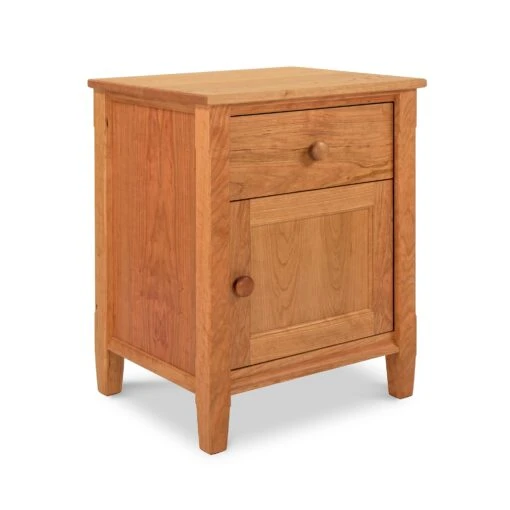 Vermont Shaker 1-Drawer Nightstand With Door