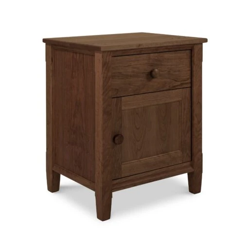 Vermont Shaker 1-Drawer Nightstand With Door - Image 7