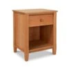 Vermont Shaker 1-Drawer Enclosed Shelf Nightstand -HomeNest Store Vermont Shaker 1 Drawer Enclosed Shelf Nightstand