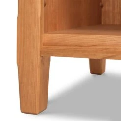 Vermont Shaker 1-Drawer Enclosed Shelf Nightstand -HomeNest Store Vermont Shaker 1 Drawer Enclosed Shelf Nightstand 4