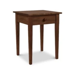 Vermont Shaker Bedside Table -HomeNest Store Vermont Shaker 1 Drawer Nightstand Natural Walnut