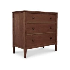 Vermont Shaker 3-Drawer Chest -HomeNest Store Vermont Shaker 3 Drawer Chest Natural Walnut