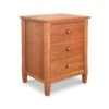Vermont Shaker 3-Drawer Nightstand -HomeNest Store Vermont Shaker 3 Drawer Nightstand