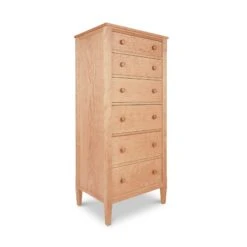Vermont Shaker Lingerie Chest -HomeNest Store Vermont Shaker 6 Drawer Lingerie Chest Natural Maple