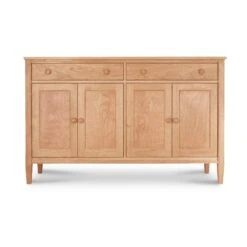 Vermont Shaker Large 60" Sideboard -HomeNest Store Vermont Shaker 60 Inch Large Sideboard Natural Maple