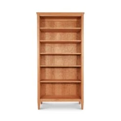 Vermont Shaker Bookcase -HomeNest Store Vermont Shaker Bookcase 73 Inch Natural Cherry