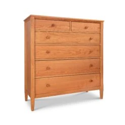 Vermont Shaker Extra Wide Chest -HomeNest Store Vermont Shaker Extra Wide Chest 6 Drawer Natural Cherry