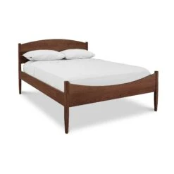 Vermont Shaker Moon Bed -HomeNest Store Vermont Shaker Moon Bed Queen Platform Natural Walnut