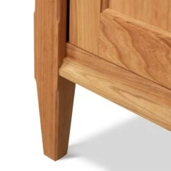 Vermont Shaker Narrow Bookcase With Mirror -HomeNest Store Vermont Shaker Narrow Bookcase with Mirror 5