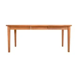 Vermont Shaker Oval Extension Dining Table -HomeNest Store Vermont Shaker Oval Extension Table 42x60 1 Ext Natural Cherry