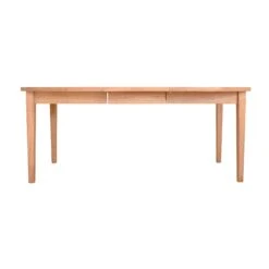 Vermont Shaker Oval Extension Dining Table -HomeNest Store Vermont Shaker Oval Extension Table 42x60 1 Ext Natural Maple