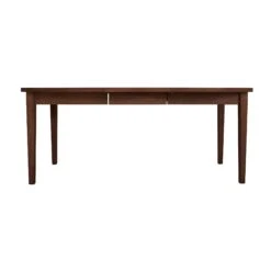 Vermont Shaker Oval Extension Dining Table -HomeNest Store Vermont Shaker Oval Extension Table 42x60 1 Ext Natural Walnut