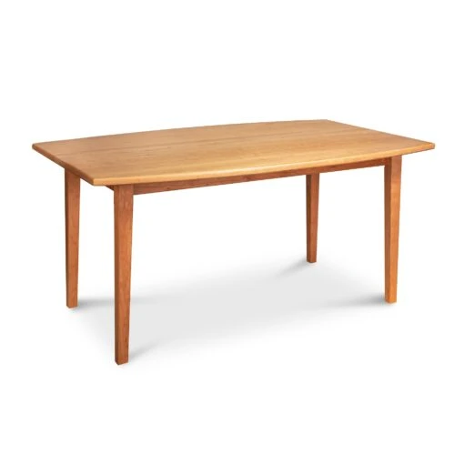 Vermont Shaker Boat Shaped Solid Top Dining Table - Image 2