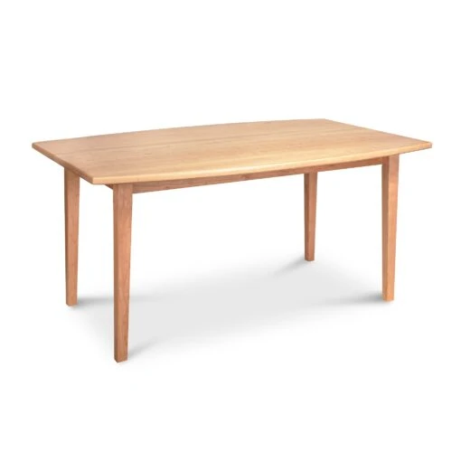 Vermont Shaker Boat Shaped Solid Top Dining Table - Image 3