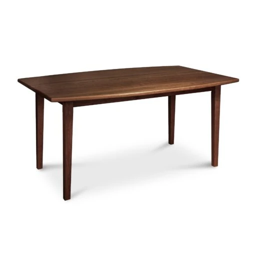 Vermont Shaker Boat Shaped Solid Top Dining Table - Image 4