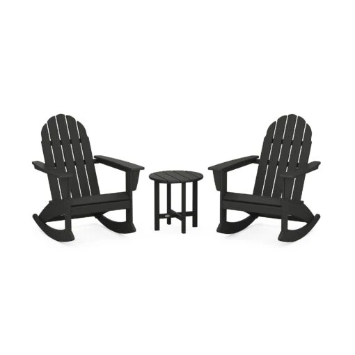 POLYWOOD Vineyard 3-Piece Adirondack Rocking Chair Set - Image 3