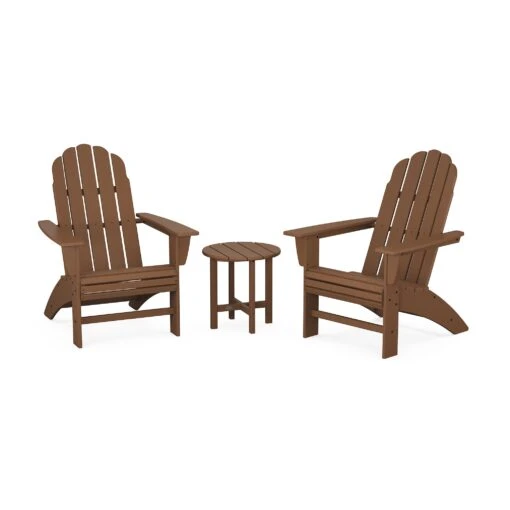 POLYWOOD Vineyard 3-Piece Curveback Adirondack Set - Image 4