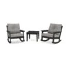 POLYWOOD Vineyard 3-Piece Deep Seating Rocker Set -HomeNest Store Vineyard 3 Piece Deep Seating Rocker Set