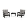 POLYWOOD Vineyard 3-Piece Deep Seating Set -HomeNest Store Vineyard 3 Piece Deep Seating Set