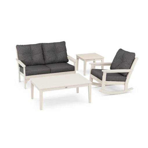 POLYWOOD Vineyard 4-Piece Deep Seating Rocker Set - Image 6
