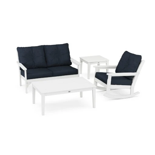 POLYWOOD Vineyard 4-Piece Deep Seating Rocker Set - Image 7