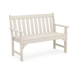 POLYWOOD Vineyard 48" Garden Bench -HomeNest Store Vineyard 48 Inch Garden Bench GNB48SA Sand