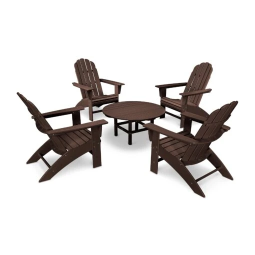 POLYWOOD Vineyard 5-Piece Oversized Adirondack Set - Image 5