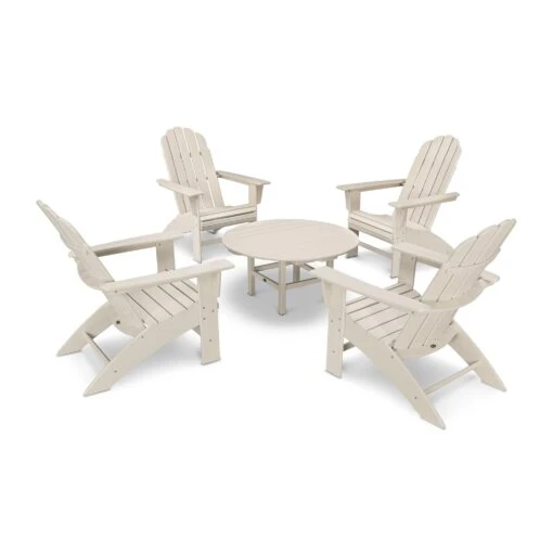 POLYWOOD Vineyard 5-Piece Oversized Adirondack Set - Image 6